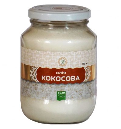 Кокосовое масло тм EcoLiya 450 мл