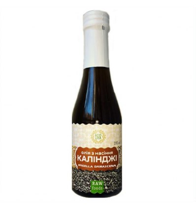 Масло растительное из семян чёрного тмина (Nigella Sativa) Ecoliya 200 мл