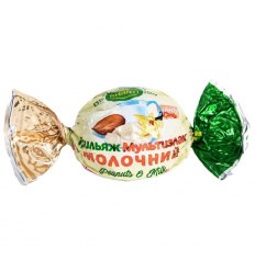 Цукерки Грильяж мультізлак молочний Amanti 1 кг