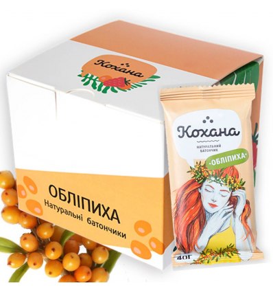 Батончик ОБЛЕПИХА ТМ Кохана 40 г