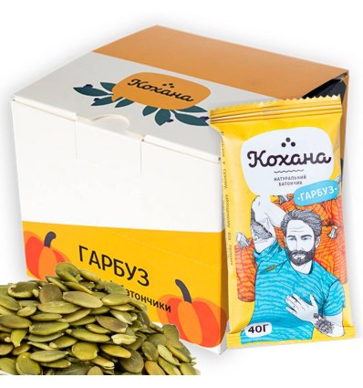 Батончик ТЫКВА ТМ Кохана 40 г