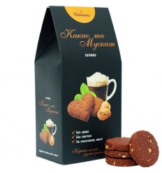 Печенье Какао и Орех упаковка 150 г