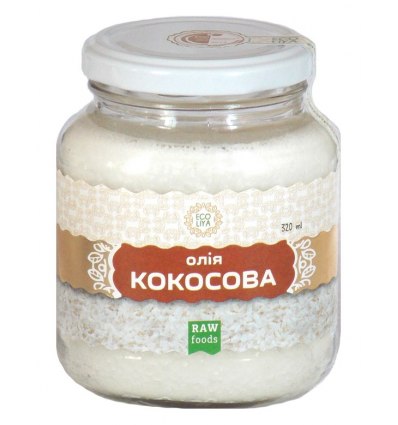 Кокосовое масло тм EcoLiya 320 мл